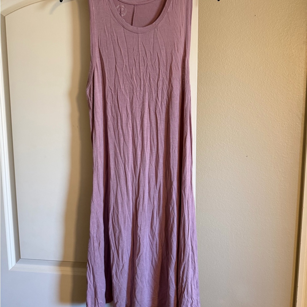 Maurices Sleeveless Purple Maxi Dress